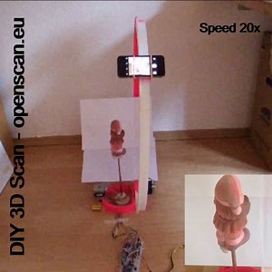 DIY 3D Scanner - Fully 3d printed and arduino-controlled photogrammetry rig
