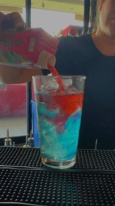 Remember the Bomb Pop Popsicles? Well this is the adult beverage version of that. ⚪️Come try our Bomb Pop cocktail featuring Beatbox. | Big Rock Pub | Facebook