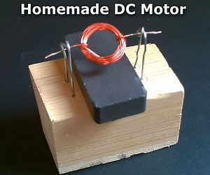 Homemade DC Motor! - How to Make a Simple DC Motor! - Simple DIY Project (full Instr.)