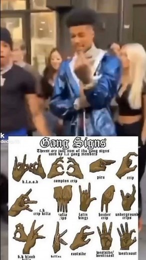 crip gang sign tutorial♿♿♿♿