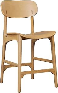 Boraam Solvang Wood Counter Stool - Natural Finish