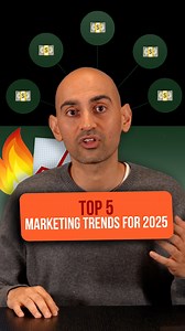 68K views · 1.6K reactions | Stay ahead with the top five digital marketing trends for 2025. Embrace "search everywhere optimization," leverage micro influencers, and explore diverse content formats like webinars and case studies. Companies are also prioritizing AI in marketing while focusing on revenue-driven content is essential. #DigitalMarketing #SEOTrends #InfluencerMarketing #ContentCreation #MarketingStrategy | Neil Patel | Facebook