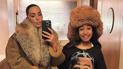 Kim Kardashian’s daughter North West has studs under her eye in edgy new video - Entertainer.news