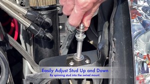 Pair (2) 1.00" Quick Push Button Latch Hood Pin USA