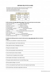 Relative clauses