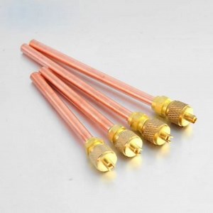 [Hot Item] HVAC Refrigeration 1/4"Copper Access Valves Charging Valve with Air Conditioner