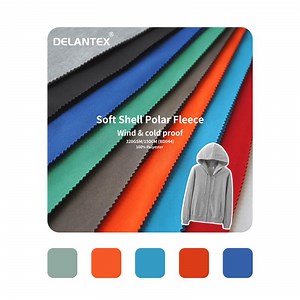 [Hot Item] Interlock Bonded Micro Polar Scuba Fleece Fabric for School Unform Fabric 320GSM