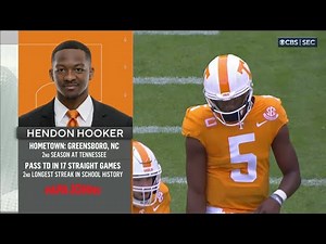 Hendon Hooker (Tennessee QB) vs Alabama 2022