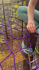 Bringing treenets to life, one thread at a time. 🌳🧶 #handmade #handwoven #treenet #spacenet #art #nature #love #instagood #newrivergorge #westvirginia | Treenet Collective