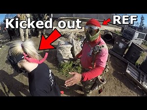 Crazy Girl gets KICKED OUT for THREATENING to FULL AUTO me in front of REF!! MUST SEE!!