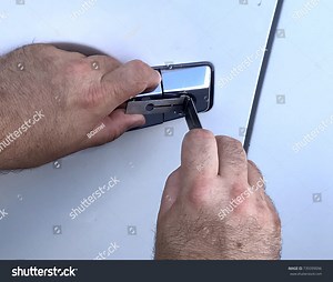 Locksmith Opening Car Door Stock Photo 739399096 | Shutterstock