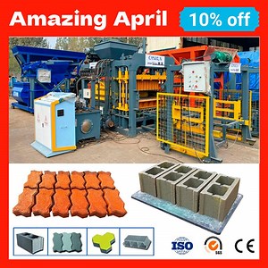 [Hot Item] Canhua Qt5 15 Fully Automatic Equipment Concrete Cement Paving Stone Interlock Hollow Brick Block Making Machine