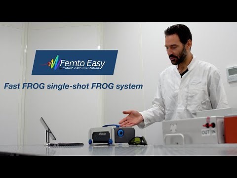 Fast FROG : single-shot FROG system from Femto Easy