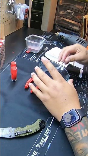 The proses of making wax slugs 🐌#legallydangerous #viral #viralshort #shotgun #likecommentsubscribe