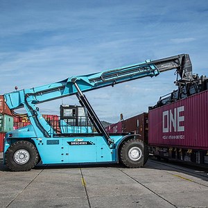 [Hot Item] Logistics Machinery 45 Ton Electric Reach Stacker 45t Srsc45e2a for Port Operations