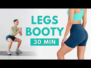 Grow Booty & Tone Legs | 30 Min Lower Body Workout (No Jumping, No Equipment)