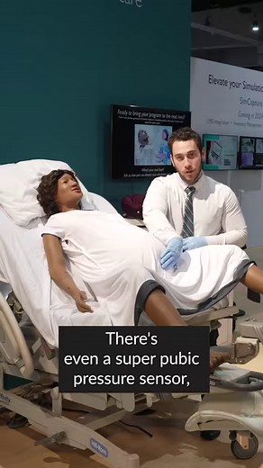 We're excited to unveil our newest obstetric simulator, MamaAnne, at #IMSH2024! 🤰 | Laerdal Medical