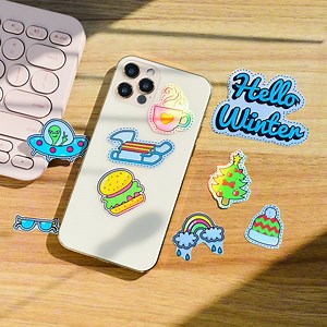 [Hot Item] A4 Size Vinyl Printable Sticker Paper Self-Adhesive Waterproof Pet/Acrylic Material for Inkjet Printer Blank Label Material