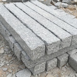 [Hot Item] Grey Chinese Natural Granite Pavers Kerb Road Stone Curbstone Kerbstone