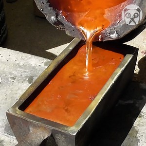 117K views · 417 reactions | Melting copper tubes into cast ingot | Crafty School | Facebook