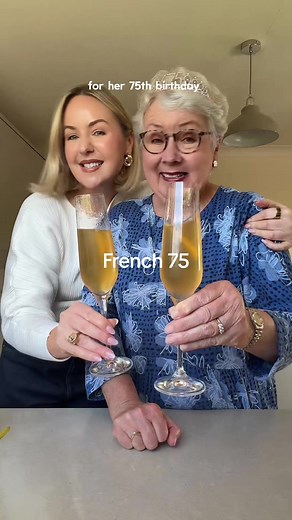 Easy French 75 Cocktail Recipe for Birthday Queen