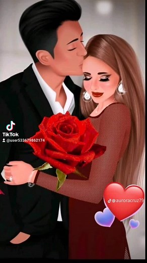 Romantic Digital Embrace: A Beautiful Love Story