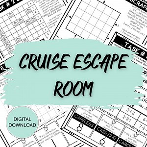 Escape Room Party Game, Cruise Escape Room Game, Vacation Escape Room, Escape the Room Games, Team Building Escape Room, Adult Game Night - Etsy