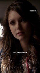 Can Elena pass for Catherine? #TheVampireDiaries is streaming on Peacock. #NinaDobrev #ElenaGilbert #KatherinePierce #Drama