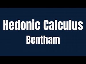 Hedonic Calculus Explained (Bentham & Utilitarianism) | A-Level Ethics