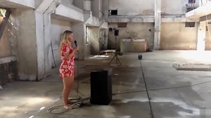 Hot and voluptuous blonde runs around the building naked - watch on VoyeurHit.com. The world of free voyeur video, spy video and hidden cameras