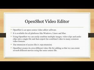 Chapter 5 #OpenShot Video Editor#class8 computer