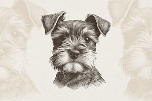 Dog Breeds Portrait Illustrations, an Animal Illustration by Nocturnal Wolf