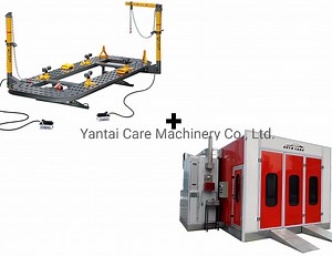 [Hot Item] Auto Body Frame Machine with Spray Booth in 20FT Container