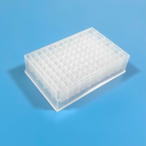 [Hot Item] Plastic 1.6ml Round Bottom 96 Deep Well Plate Laboratory Reagent Bottle Reservoir
