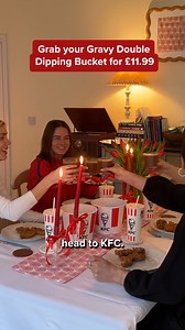 Girl dinner = Gravy Double Dipping Bucket | KFC