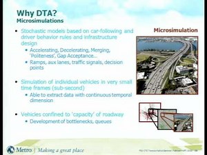 Metro's Dynamic Traffic Assignment Model