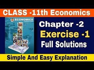Class -11th Economics Chapter -2 Exercises Full Solutions || Atul Sir || Maharashtra Board || FYJC