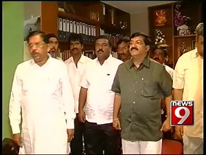 Visuals of MLA BP Harish joining the Congress in the presence of KPCC Chief G Parameshwara. | NEWS9 | Facebook
