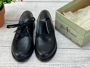 Vintage Child Shoes- Poll Parrot Black Oxfords - Etsy