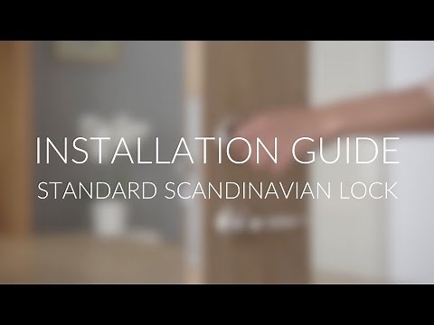 Glue Installation Standard Scandinavian Type Lock