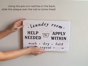 Stupell Industries Vintage Periodic Table of Elements Distressed Black White