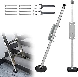 Ladder Leveler Pair, 23" Ladder Levelers for Extension Ladders,Ladder Stabilizer for Stable Platform and Ground Level, Adjustable Ladder Levelers for Stairs