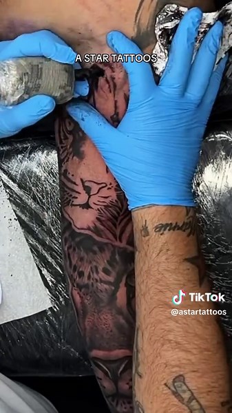 Inspirational Inner Forearm and Bicep Tattoo Session