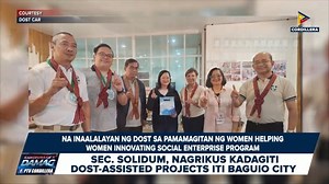 #KangrunaanADamag | Sec. Solidum, nagrikus kadagiti dost-assisted projects iti Baguio City • Baguio LGU, DOST, agbinnadang iti science, technology, and innovation • Potential projects iti Baguio City, naiyam-ammo ti DOST | PTV Cordillera | Facebook