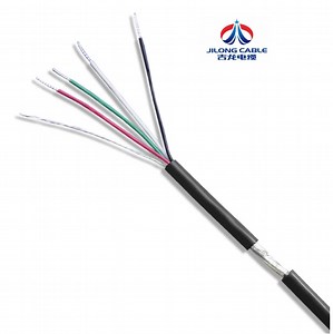 [Hot Item] 2/4/5/6core Signal Cable Copper Wires Stranded Conductor Rvv/Rvvp Flexible Multicore Cable