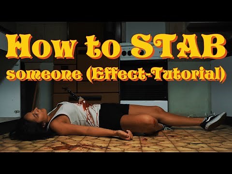 How to STAB someone?! (Horrorfilm Effect Tutorial)