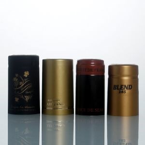 [Hot Item] Customized PVC Heat Shrinkable Capsules with Tear Strip for Wine Spirit Bottle
