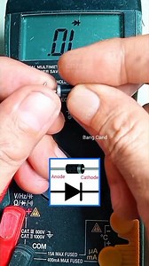 181K views · 1.7K reactions | Measuring two pieces diodes with a digital multimeter. #diodes #electronicos #anode | Bang Cand | Facebook