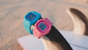 Casio introduces women's G-LIDE GLXS5610 in the US in the colours of the Lilo and Stitch cartoon