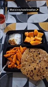 pasta aaloo pratha in hostel breakfast #ytshorts #food #shortsvideo